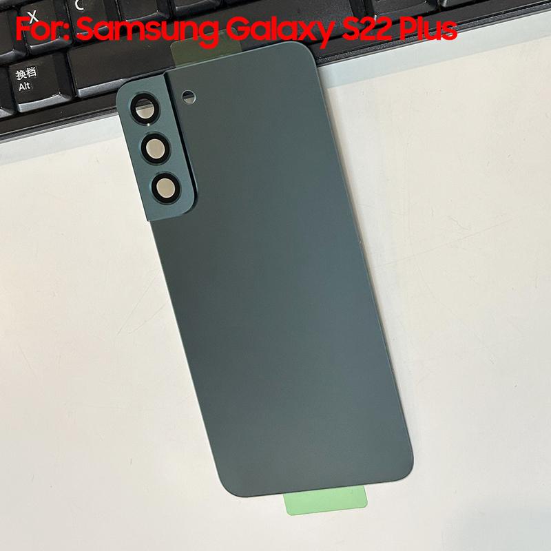Glass Housing Back Cover Cases For SAMSUNG Galaxy S22Plus S22+ S22 Phone Rear Battery Door Phone Cover Back Cover with Tool