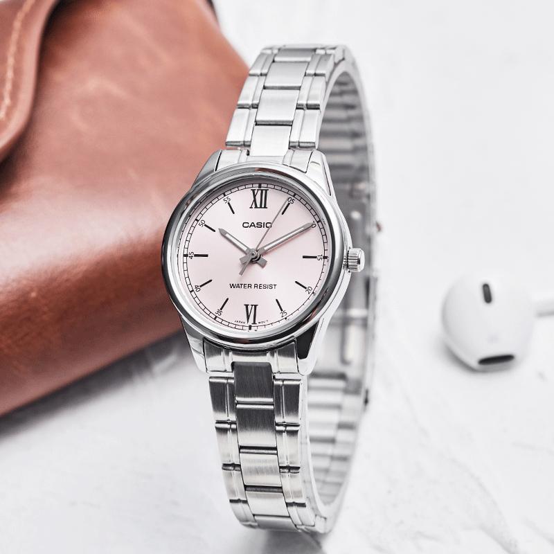 Casio Women's Standard Series Pink Watch LTP-V005D-4B2 LTP-V005D-4B2