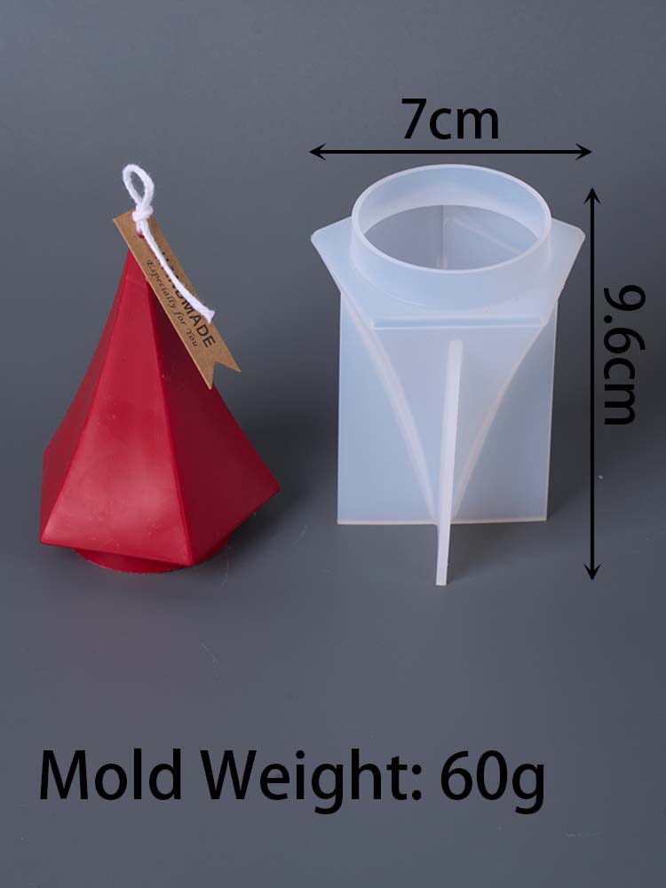 3D Christmas Tree Candle Silicone Mold DIY Christmas Candle Making Kit Handmade Soap Mould Plaster Resin Tools Holiday Gifts