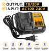 Electric Goddess Lithium Battery Charger With LED Display 10.8V 14.4V 20V Battery Charger For 20V Battery Pin