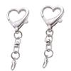 Unique Alloy Heart Keyring Pendant Heart Shaped Clasp For DIY Projects