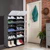 7-tier 14 Grids Shoe Rack Organizer Portable Large Capacity Tower Shelf Storage Cabinet Stand For