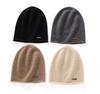 Women's 100% Pure Cashmere Knitted Bucket Hat - Autumn/Winter Warm, Face-Slimming, Thickened Style