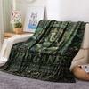 1Pc Ganesha Print Flannel Blanket, High Quality Comfortable for All Seasons, Home Decor, Warmth and Comfort, Perfect for Christmas Gifts