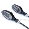 Motorrad-LED-Blinker, 2 Stück, universelle vordere und hintere Tagfahrlicht-Blinker, Blinker, Bremsleuchte für Motorräder
