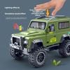 1:32 Children's Sound And Light Car Model Jeep Suv Inertial Plastic Car Open Door Military Car Toy Display Children's Gift