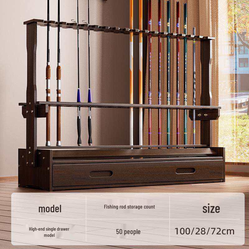 Premium Fishing Rod Display Rack – Home Storage & Organization Solution