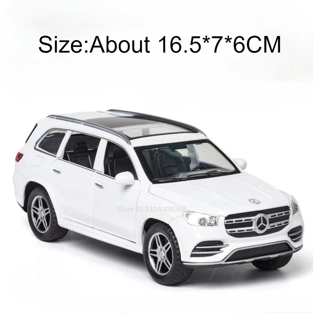 1:32er Maßstab GLS580 G65 SUV Automodell Spielzeug Die-Cast Metall Simulation Sound Licht Pull-Back Fahrzeugmodelle Sammlung Beste Geschenke