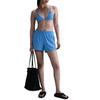 Nike Swim Swoosh Link Comodi Eleganti Vestibilità Versatile Vita Media Pantaloncini da Spiaggia Pantaloncini Donna Blu HV7139-412