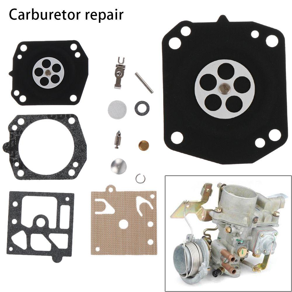12pcs Gasket Needle Trimmer  Echo Chainsaw  Brush Cutter  Gasket Diaphragm Carburetor Carb  Repair Kit