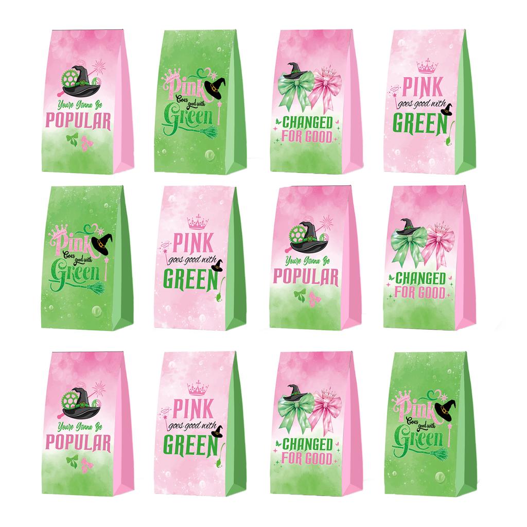 Themed Candy Bag, Gift Bag, Kraft Paper Bag, Cross Border Sticker, Cross Border Birthday Party