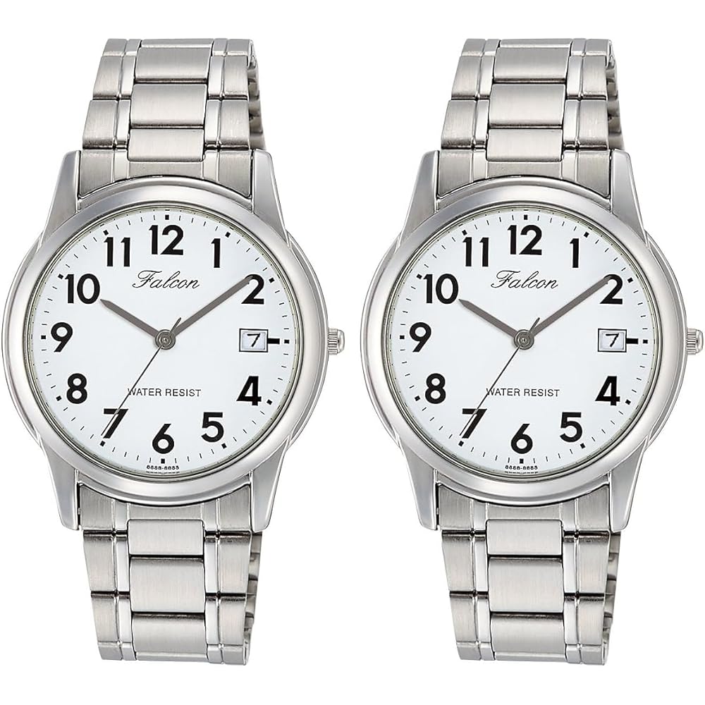 

Чоловічий аналоговий годинник Citizen Q&Q, Водонепроникний, З відображенням дати, Металевий браслет, D010-204, Білий