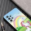 Cute Rainbow Unicorn Phone Case For Samsung Galaxy A57 A56 A37 A55 A36 5G A26 A54 A52 A35 A34 A25 A17 A16 A15 A07 A06 Soft Cover