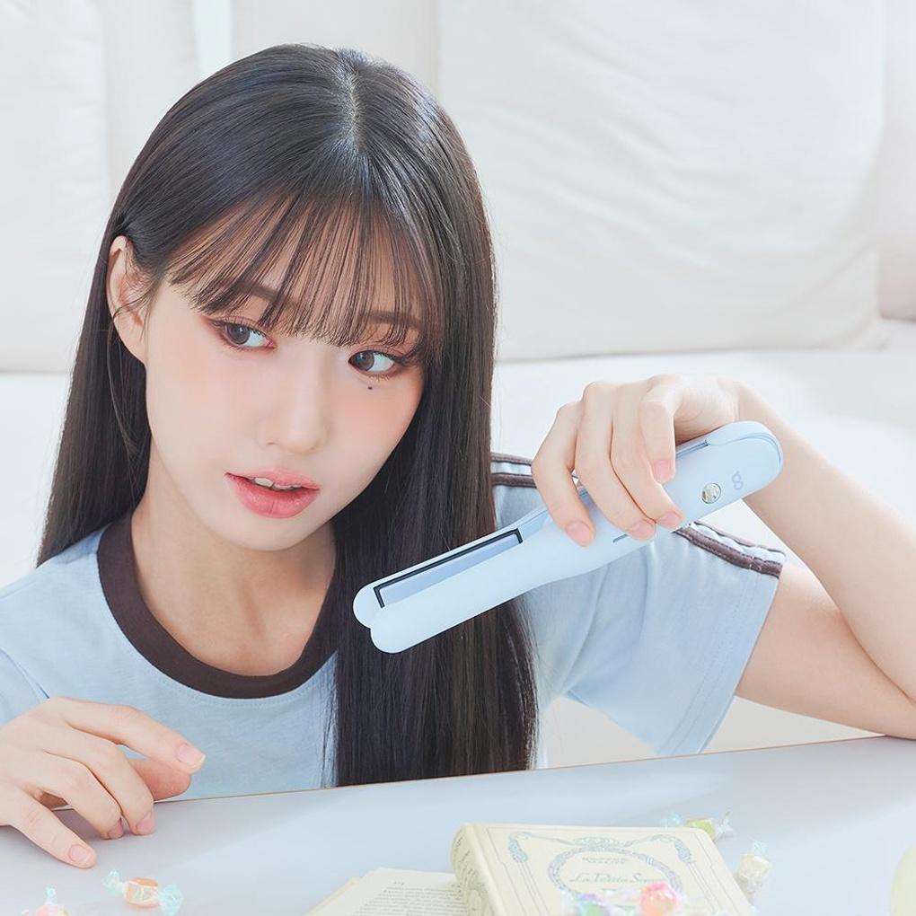 Oha Cordless Godegi Mini Portable Root Volume Plate Ancient Hair Curler Forehead Hair Magic Machine