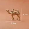 Vintage Brass Camel Figurine Miniature Desktop Craft Home Decor Heavy Cute Animal Statue Home Accessories
