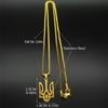 Ukraine National Emblem Pendant Necklace for Women Men Stainless Steel Simple Flag Ukrainian Symbol Chain Jewlery NZZZ425-1S02