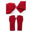 Half Finger Gloves For Men Women Cashmere Wool Blend Flip Cover Handwear For Smartphone Compatibility Winter Essential