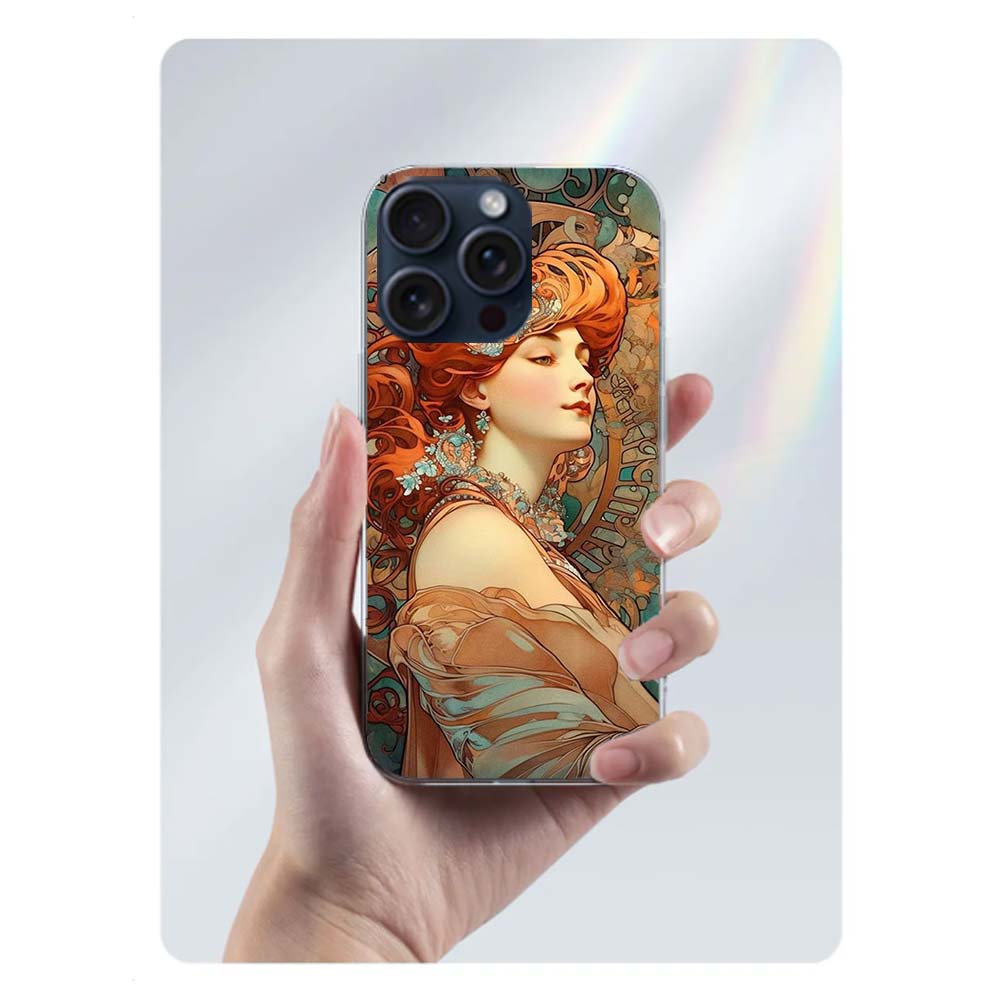 Prachtige Dames Loish Stijl Bloemen Transparante Telefoonhoes Voor Iphone 17 Air 16 Pro Max 15 Pro 14 Plus 17E 16E 11 13 12 Mini Cover C
