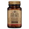 Solgar Folates 1000mcg Gluten-Free Vegan Sugar-Free Tablets 60 Tablets 1 Pcs
