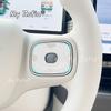 Car Steering Wheel Glue Button Stickers Cover Decorative Stickers Protective Decals Accessories For GWM Ora 5 2025 2026 2027
