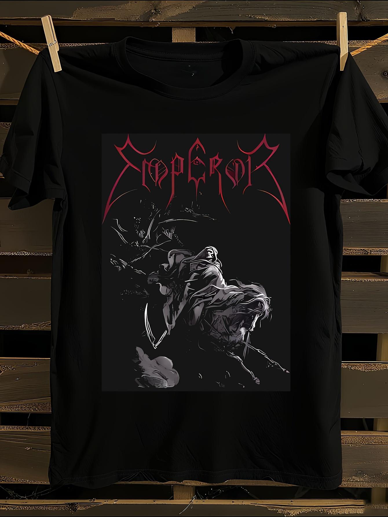 Emperor Rider Merchandise Gothic Heavy Metal Graphic T-shirt XXXL