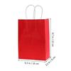 2026 Suitable Gift Bags Kraft Paper Bags for Wrapping 2Pcs Party Use with Handle