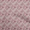 Cotton Cambric Dark Rose Brown Fabric Leaves Dress Material Fabric Print Fabric By The Yard 42 Inch