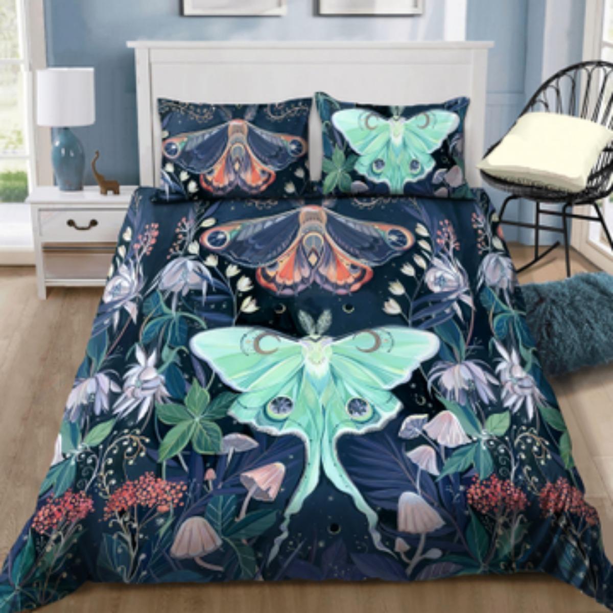 

Пододеяльник Tmarc Tee Custom Mandala Butterfly Комплекты постельного белья Наволочка Single 135x200cm