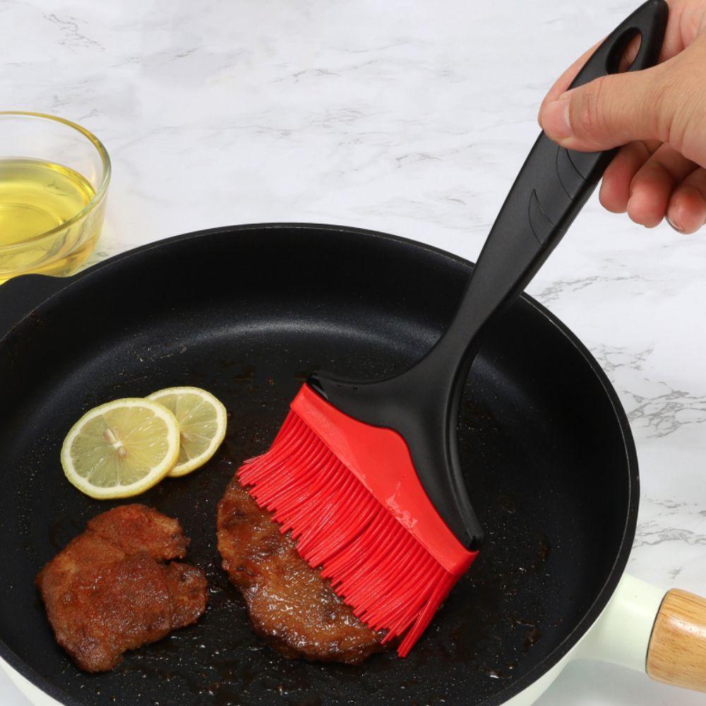 2PCS Widened Barbeque Brush Detachable Pastry Brush Extra Large Silicone Basting Brush  Baking