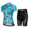 Damen Fahrradtrikot Atmungsaktiv Schnelltrocknend Mountainbike Rennrad Bekleidung Outdoor Sportbekleidung