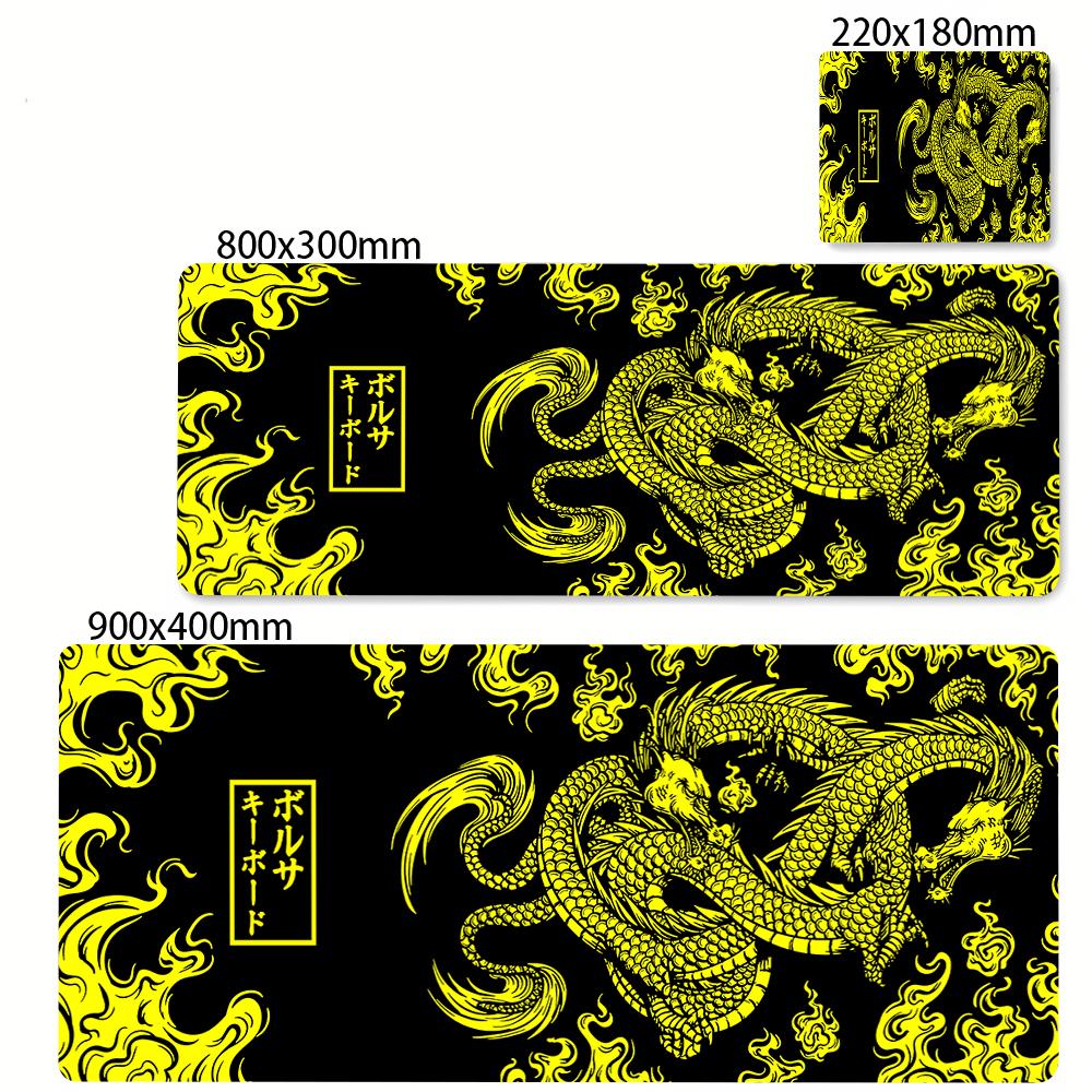 Red Dragon Large Mouse Pad Table Mat Gamer Mousemats Office Mouse Mat Rubber Anti Slip Big Mousepad Keyboard Mats For Computer