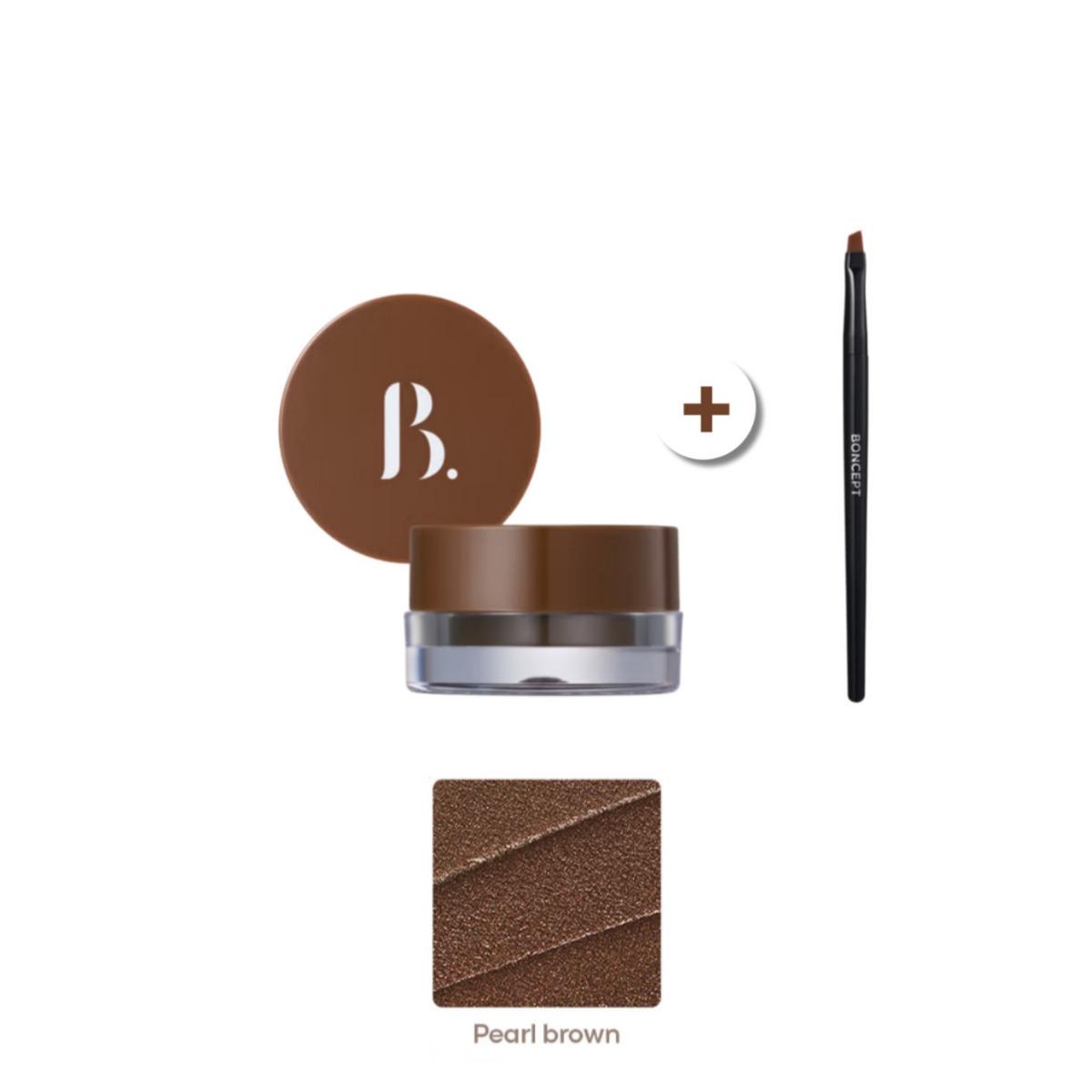 

BONCEPT Гелевая подводка для глаз + Набор кистей для точного нанесения – Водостойкая, Стойкая