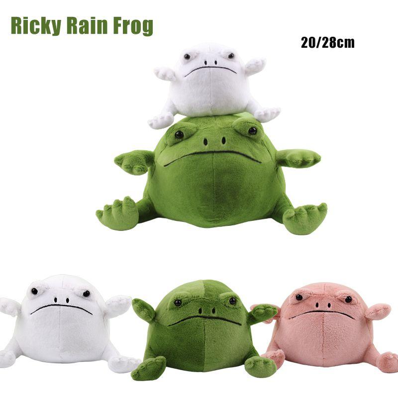Entzückendes 7,8/11 Zoll Ricky Regen Frosch Cartoon Plüschtier Weiches Kuscheltier Puppe Kinder Umarmungs Geschenke Weihnachten