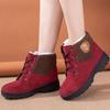 Winter Velvet Thickened Snow Boots 2025 New Short Tube Thick-soled Thermal Martin Boots Women's Cotton Shoes Comfortable Boots