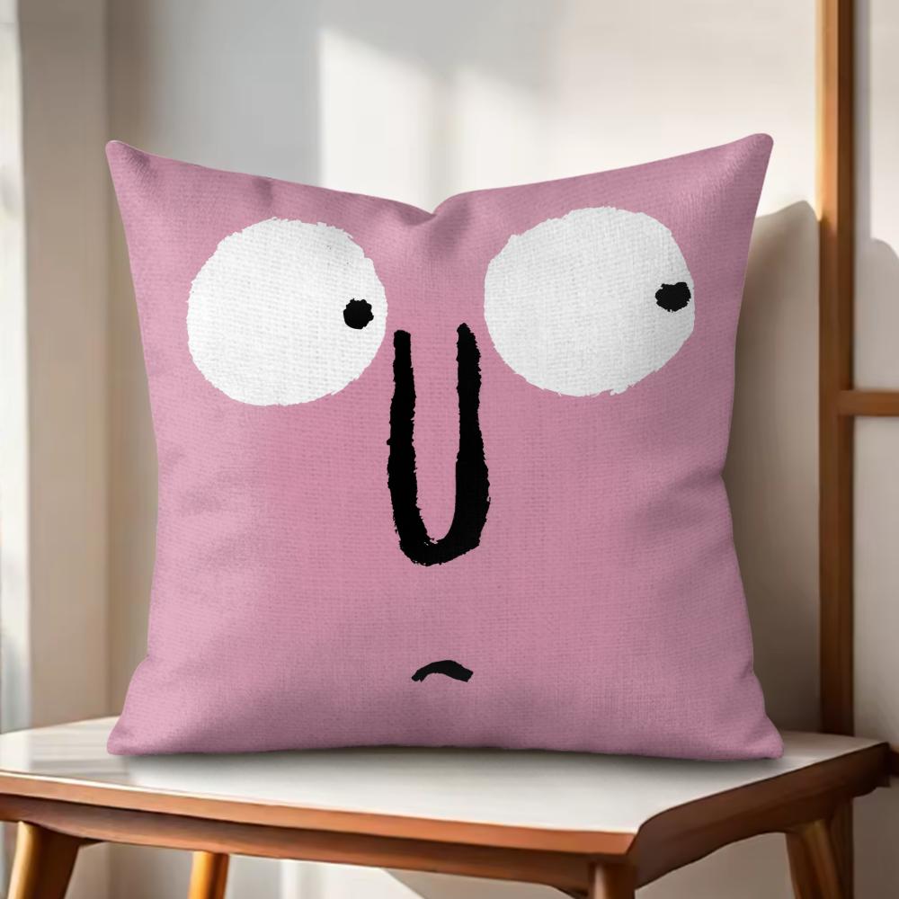

Aesthetic Art JJean JJullien Cushion Cover Natural Linen Organic Fabric DoubleSided Printing Couch Pillow Covers Home Decor 30x30cm