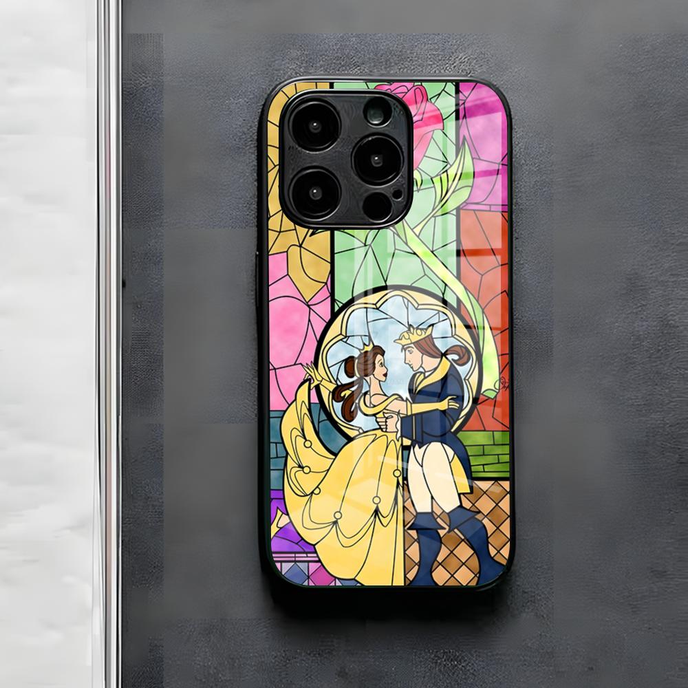 

B-BeautyS And The B-Beast Phone Case For IPhone 17 Air 16 E Pro Max 15 14 13 Mini 12 Pro 11 Max Plus Black Glass Cover iPhone 16 Pro Max