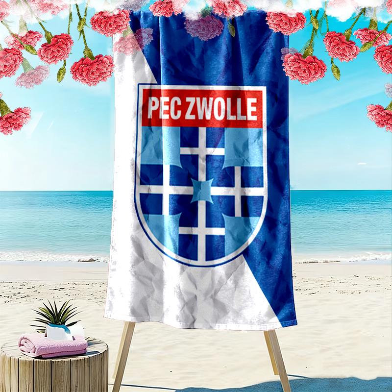 Pec Zwolle Print Beach Towel Large Soft Quick Dry Towel For Beach Camping Swimming