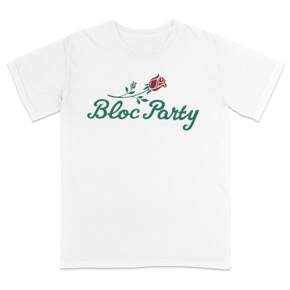

Редкая Белая Футболка Группы Bloc Party с Тура Подарок для Фаната MD1366 Унисекс Футболка L