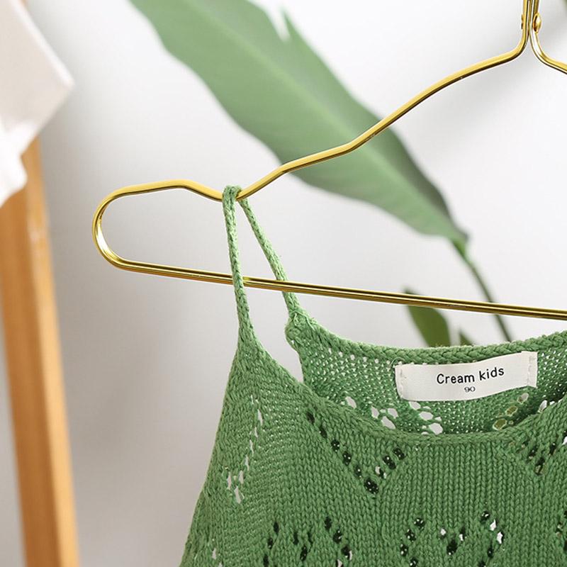 5pcs Clothes Hangers for Children Metal Non-slip Children's Clothes Hanger Household Bedroom Wardrobe Storage Drying Racks