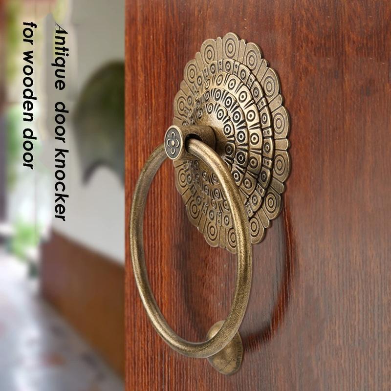 Maniglia per Porta in Ottone Resistente con Elevata Resistenza alla Corrosione Impugnatura Ergonomica Confortevole Facile da Installare per Uso Frequente