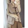 Lamb Wool Cardigan, Vest, Jacket for Women's Autumn and Winter New Models, Stacked with a Small Vest, Lamb Wool Vest.