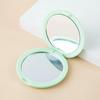Compact Flip-Cover Double-Sided Makeup Mirror: Foldable, Portable & Vintage-Style Mini Vanity Mirror