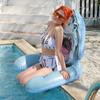 New Water Hammock Recliner Cartoon Animal Inflatable Floating Swimming Mattress Summer Swim Ring Adult Kid Pool Water Sports Toy
