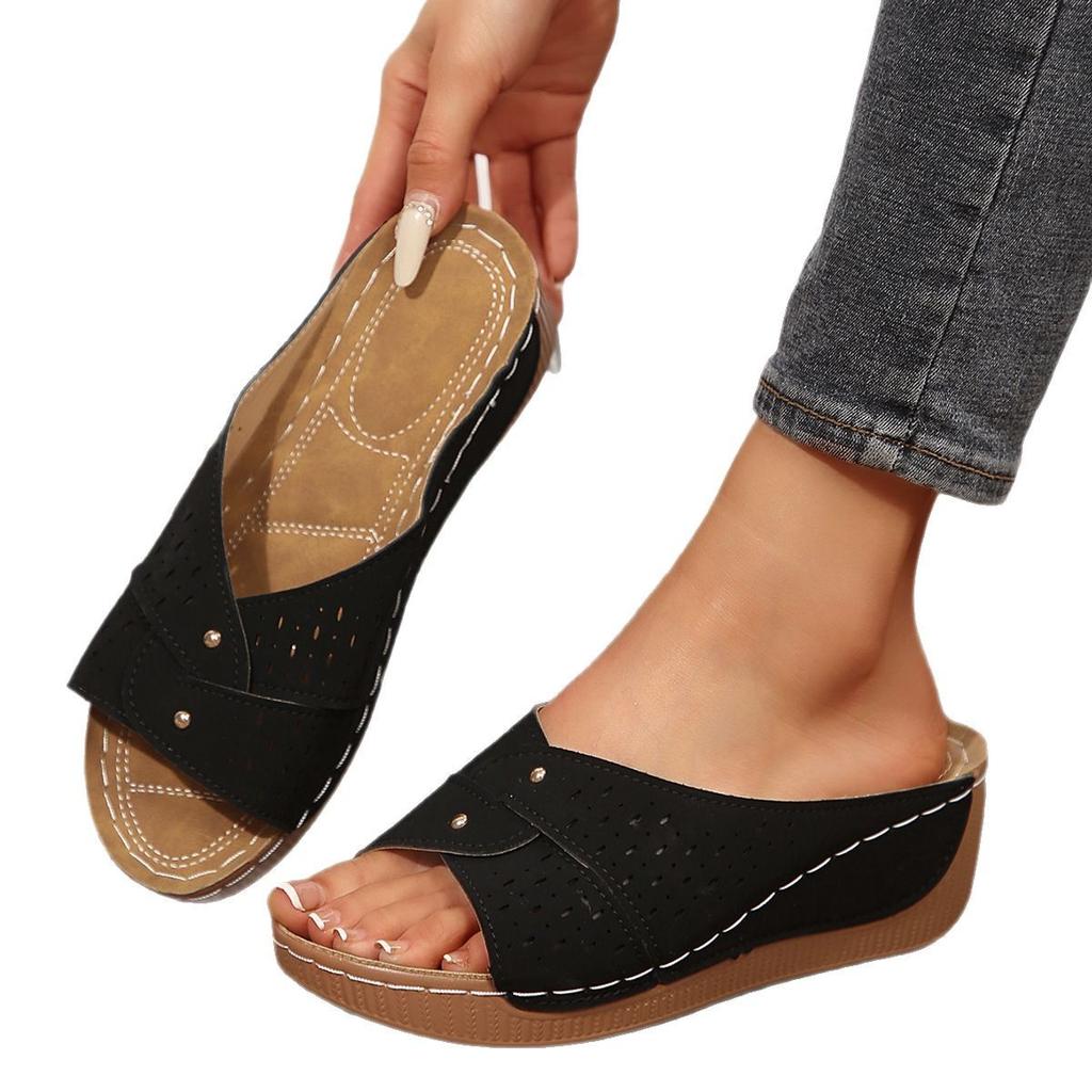 Fashion Shoes for Women Summer Fashion Platform Wedges Comfortable Plus Size 36-43 Wedges Non-slip Sandalias De Mujer Women Sandals