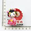 Japan Tourist Souvenir Fridge Magnets Japanese Resorts Souvenir Magnetic Stickers for Photo Wall Fridge Stickers Children Gifts
