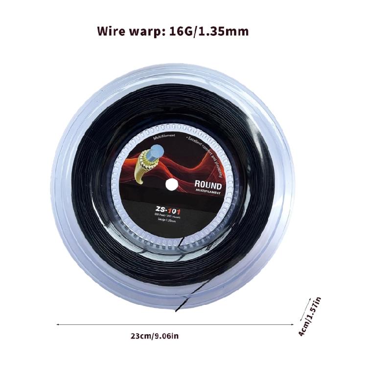 High Performances Tennis String Reels 200m for Intermediate To Advanced Player Seeking Durability and Comfortable