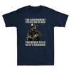 GovernUnisext Pisses On Us And The Media Tell Us Raining Funny Quote Unisex's T-Shirt