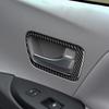 For Toyota Sienna 2015- Real Carbon Fiber Stickers Door Switch Handle Panel Trim Frames Car Accessories Interior Decorative
