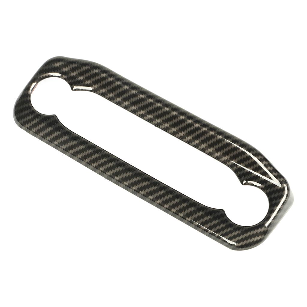 Center Console Cover Trim Carbon Fiber Style Frame Panel Decoration Replacement for Ford Bronco Sport 2021 and Later