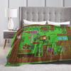 Horror 99 Nights in the Forest Survival Games Blankets Flannel Awesome Soft Throw Blanket for Home Autumn/Winter